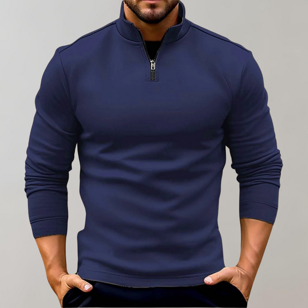 Lorvello | Men’s Half-Zip Lightweight Sweater