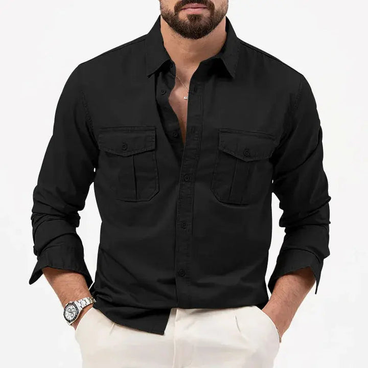 Lucen | Men’s Casual Long Sleeve Button-Up Shirt