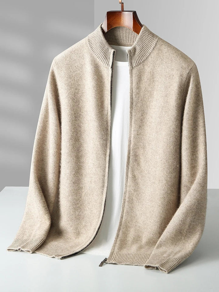 Lucento | Men’s Premium Merino Wool Cardigan