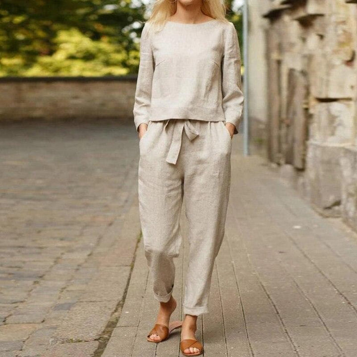Luciana | Women’s Lightweight Linen Loungewear Set