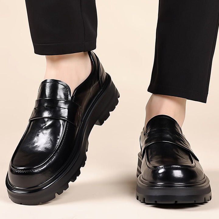 Lucientino | Men’s Leather Slip-On Loafers