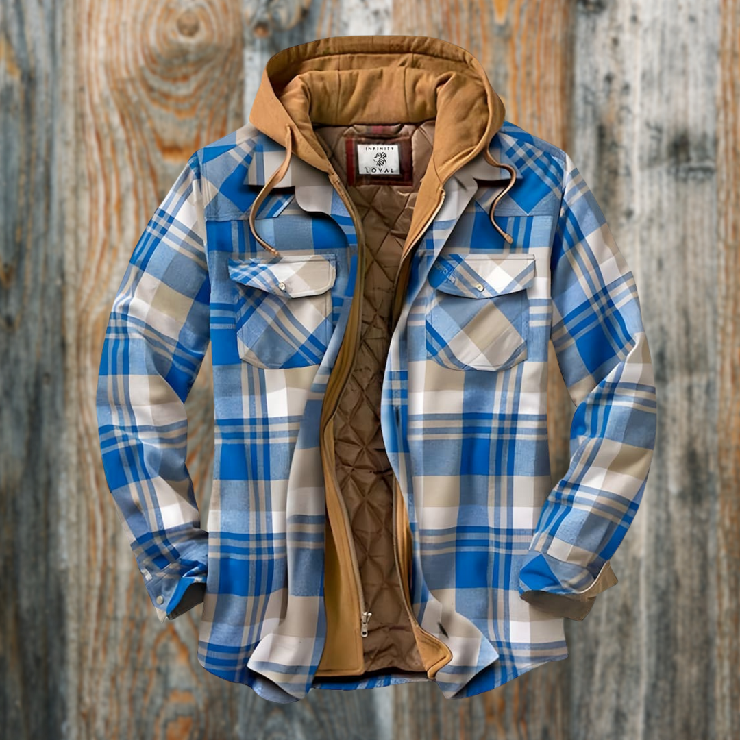 Lumbero | Men’s Warm Checked Shirt Jacket
