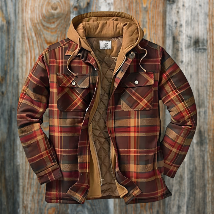 Lumbero | Men’s Warm Checked Shirt Jacket