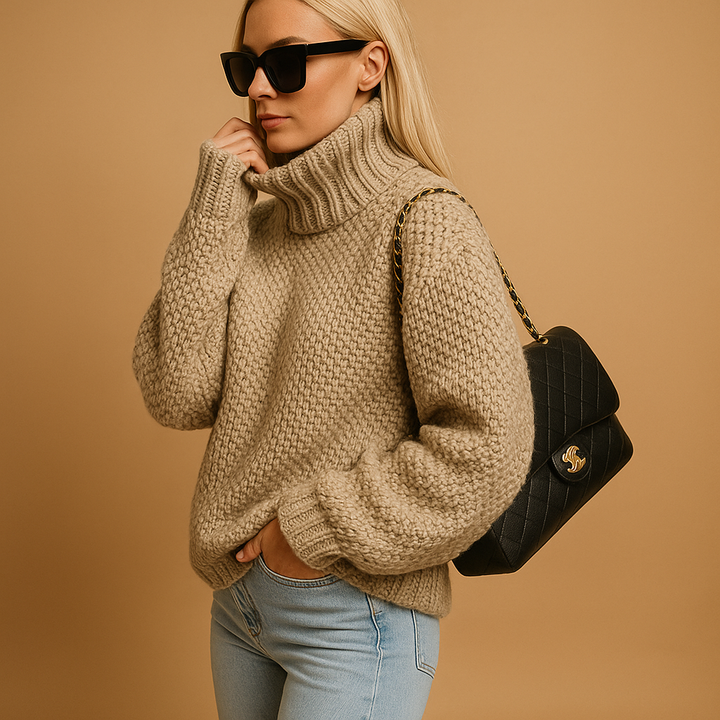 Luviena | Women’s Knitted Crop Sweater