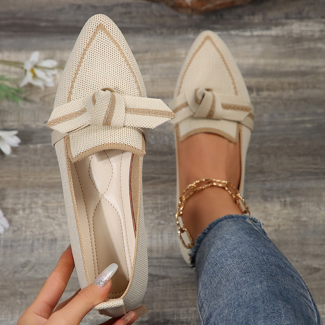 Serenna | Women’s Knit Pointed Toe Flats