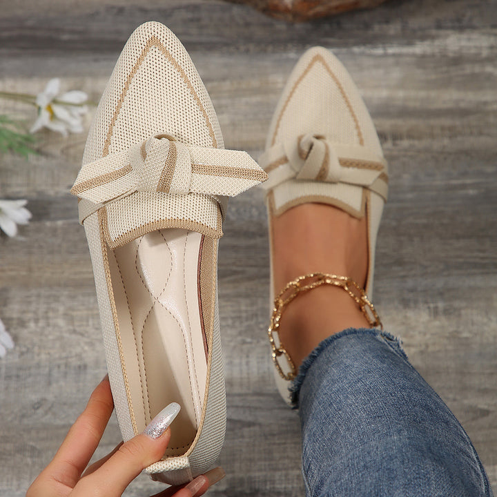 Serenna | Women’s Knit Pointed Toe Flats