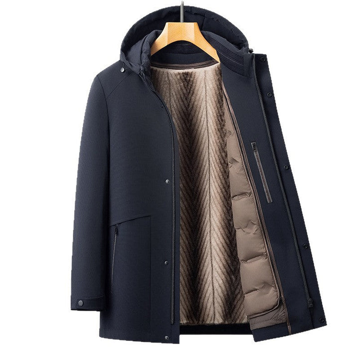Gervano | Men’s Premium Goose Down &amp; Wool Jacket