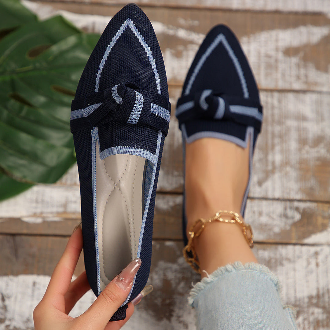 Serenna | Women’s Knit Pointed Toe Flats