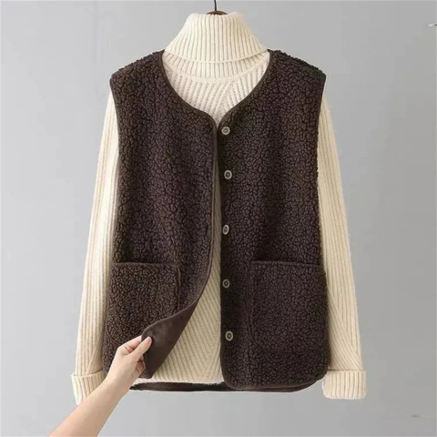Marlo | Women’s Sleeveless Teddy Vest