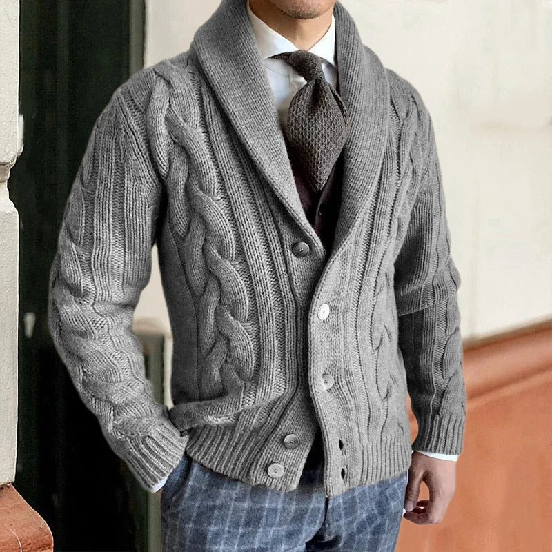 Marvion | Men’s Knitted Winter Cardigan