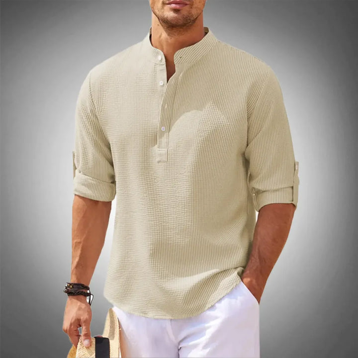 Matteo | Men’s Premium Cotton-Linen Casual Shirt