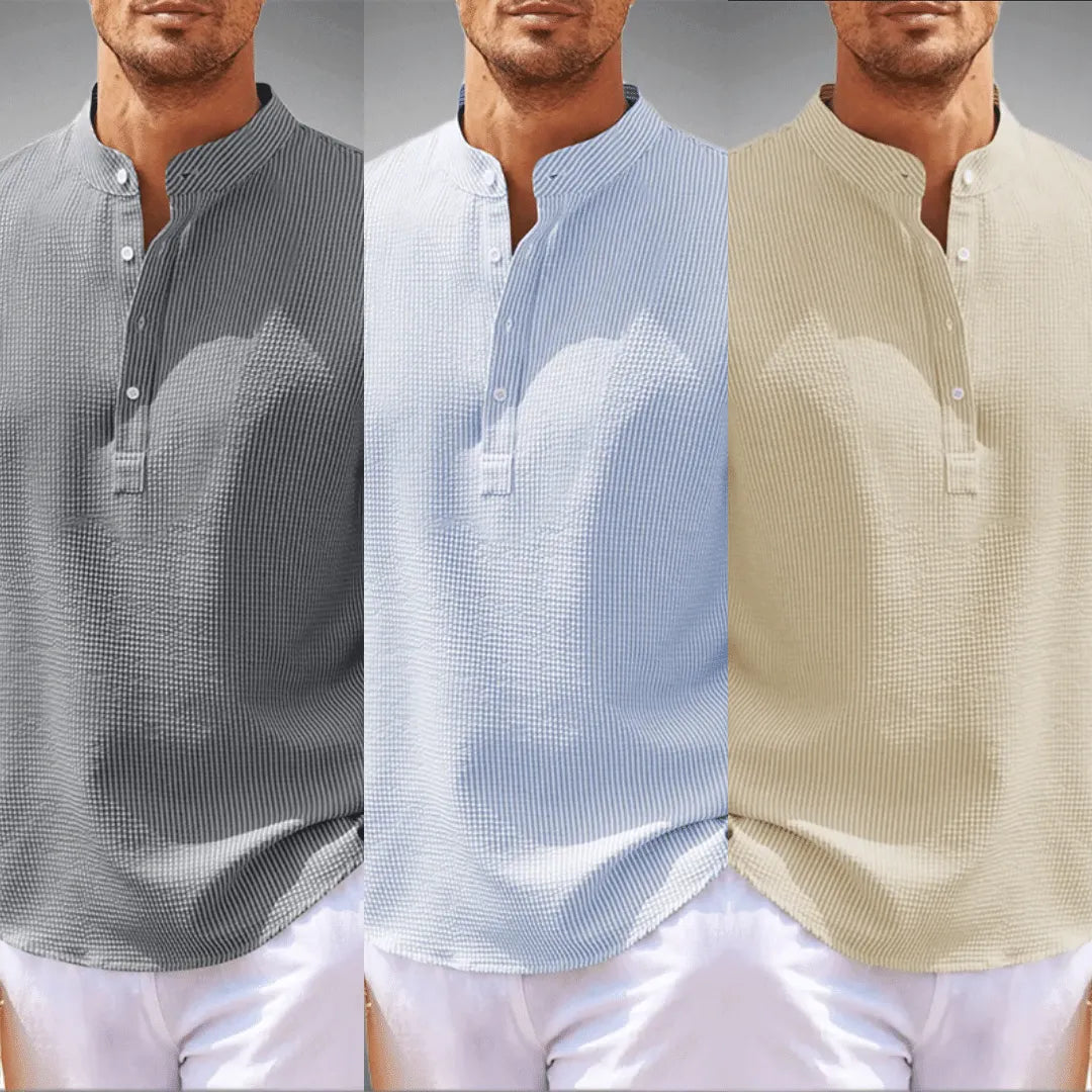 Matteo | Men’s Premium Cotton-Linen Casual Shirt