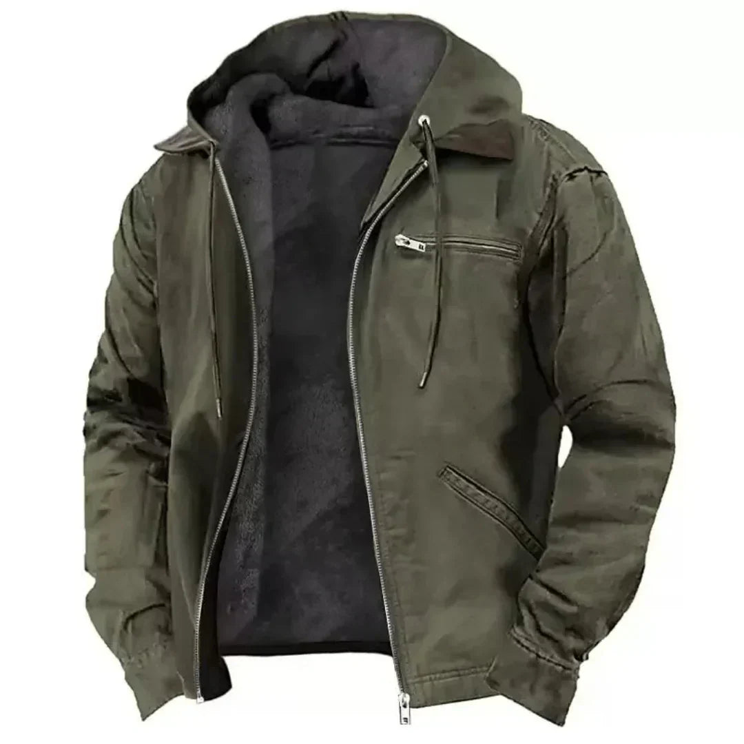 Brennan | Men’s Fleece-Lined Hooded Jacket