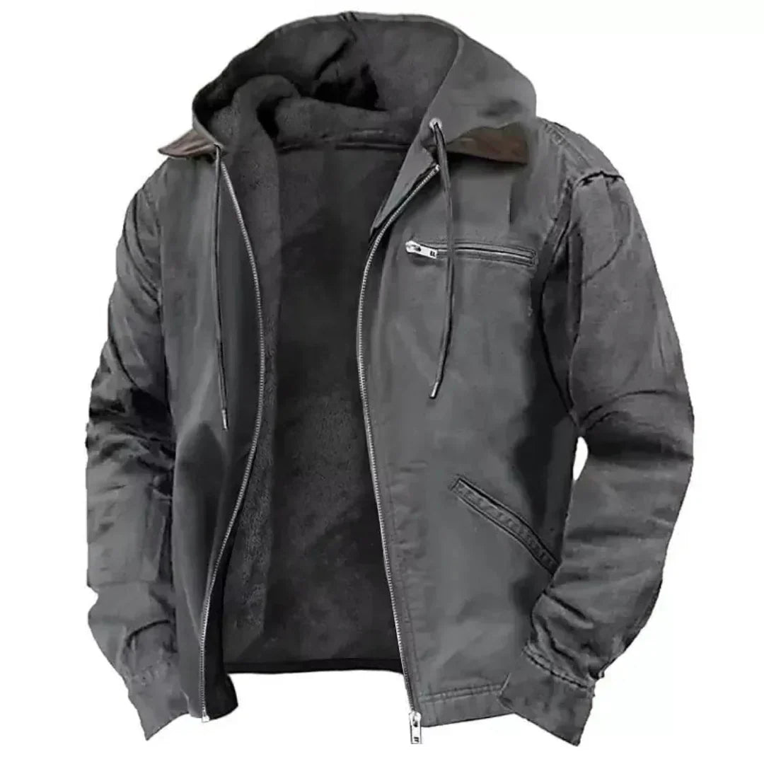 Brennan | Men’s Fleece-Lined Hooded Jacket