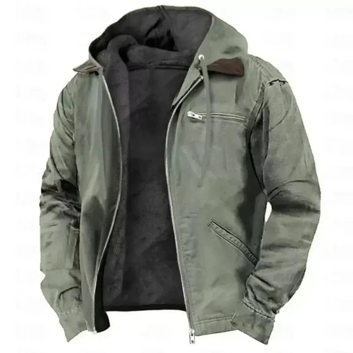 Brennan | Men’s Fleece-Lined Hooded Jacket