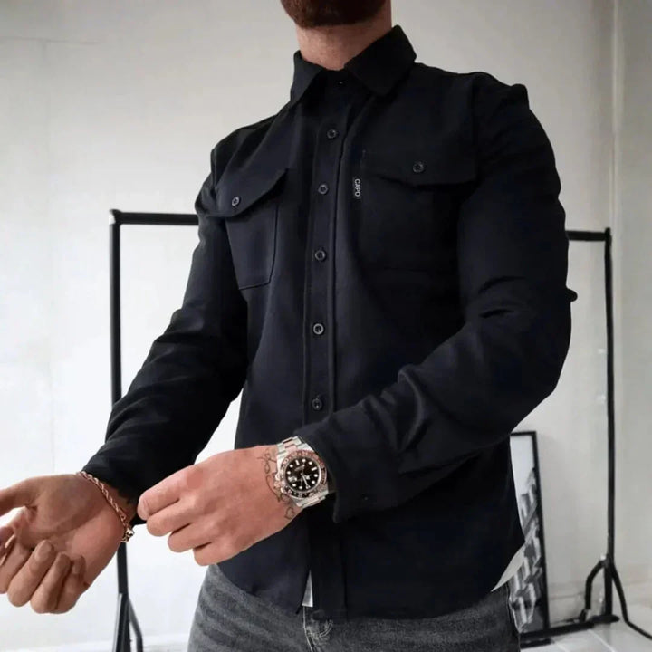 Alden | Men’s Structured Long-Sleeve Overshirt