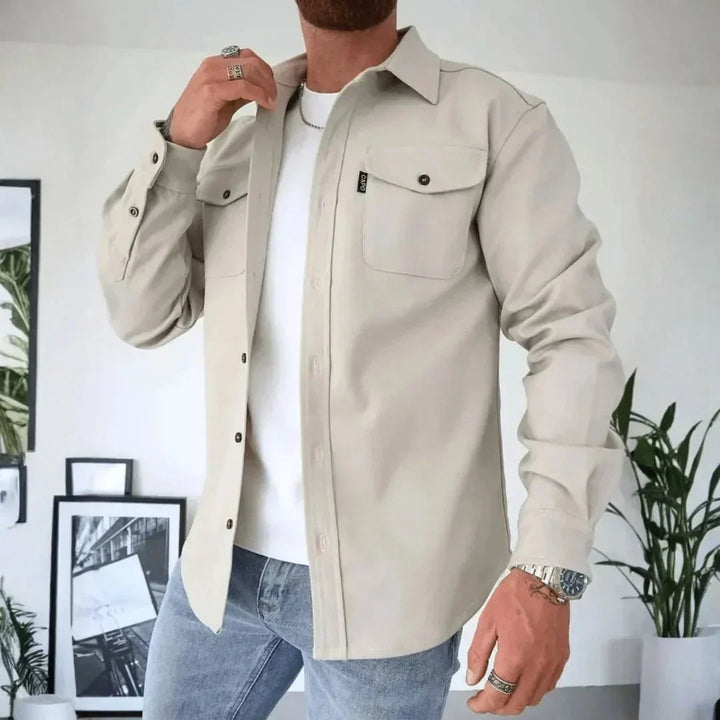 Alden | Men’s Structured Long-Sleeve Overshirt