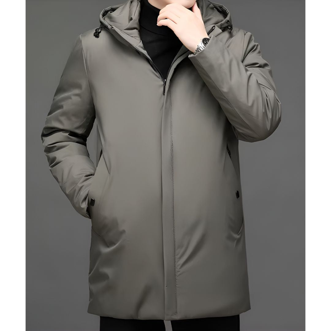 Drevan | Men’s Stylish Long Jacket with Insulating Lining