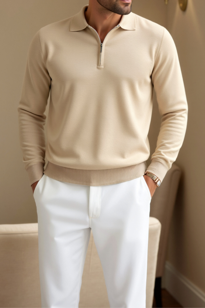 Stefano | Men’s Knit Polo Shirt with Modern Touch