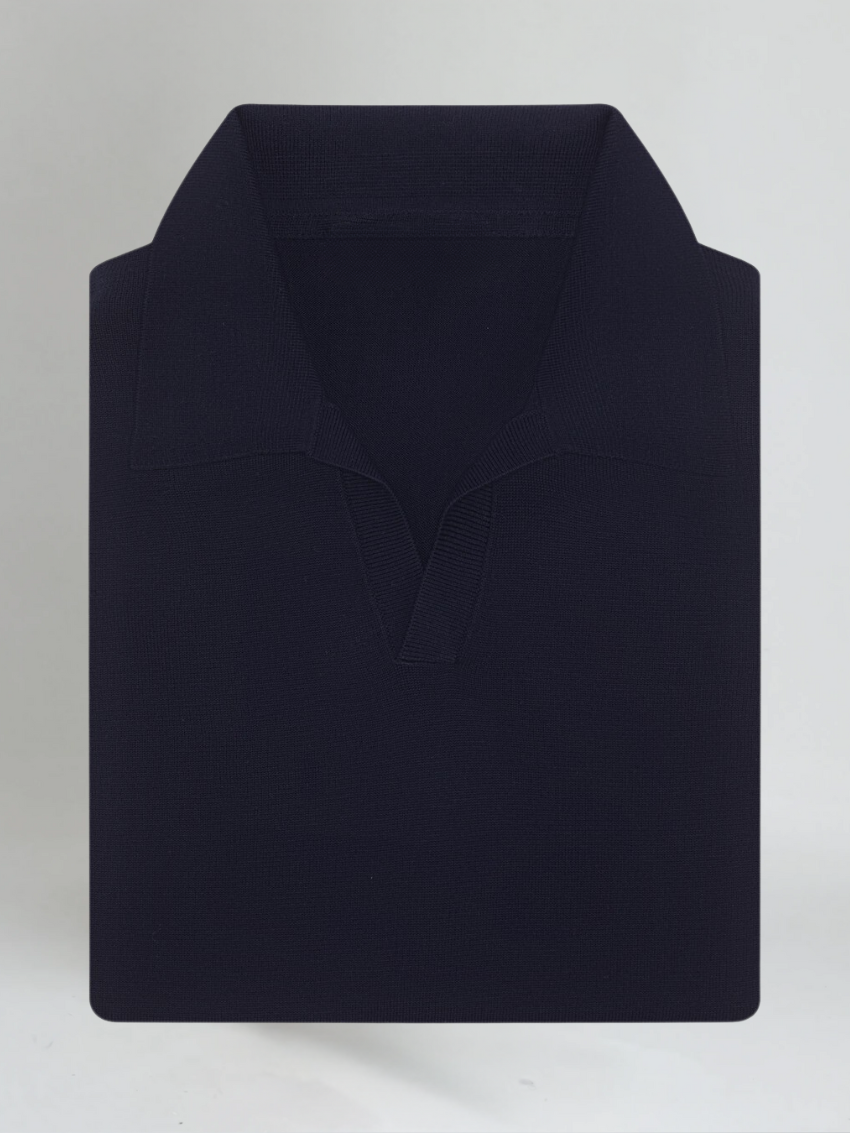 Ardino | Men’s Buttonless Knitted Polo