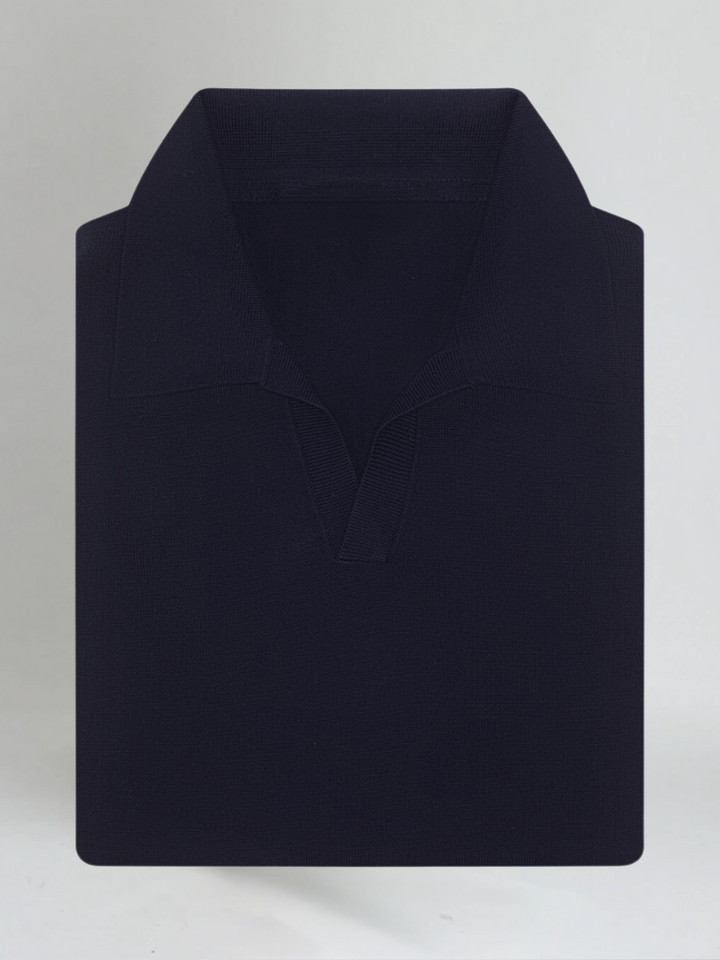 Ardino | Men’s Buttonless Knitted Polo