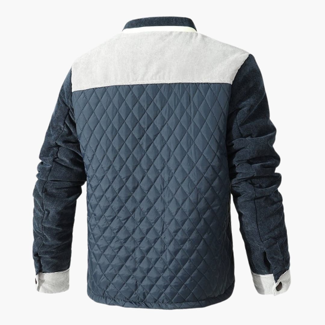 Crelio | Men’s Quilted Stand-Collar Jacket