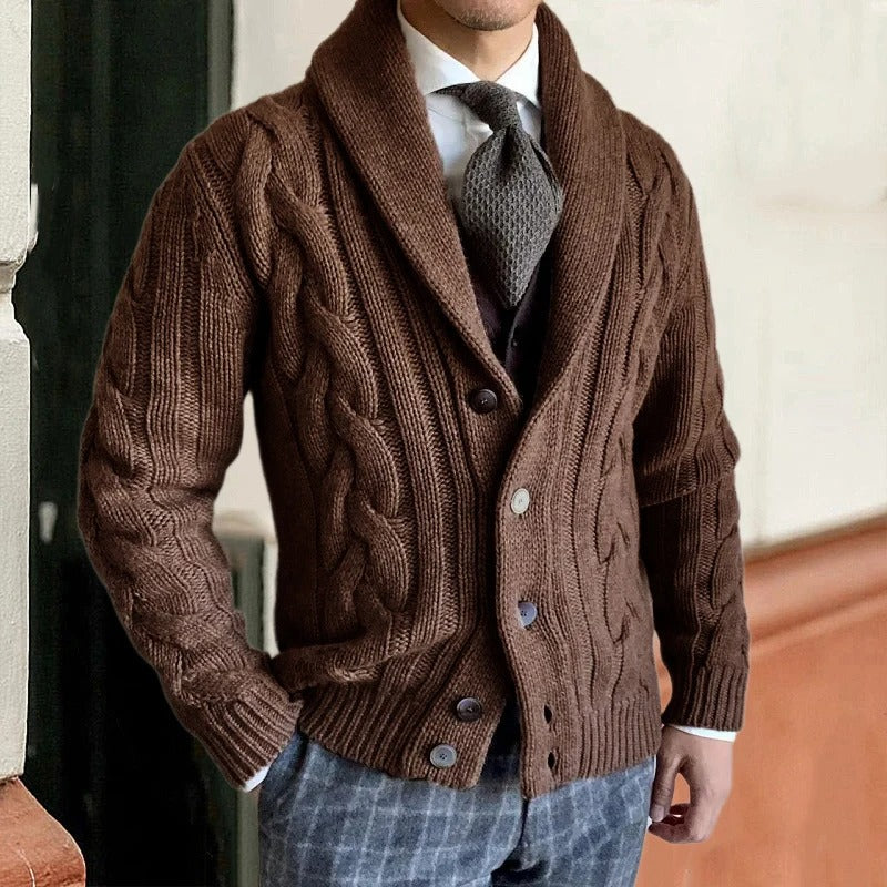 Marvion | Men’s Knitted Winter Cardigan