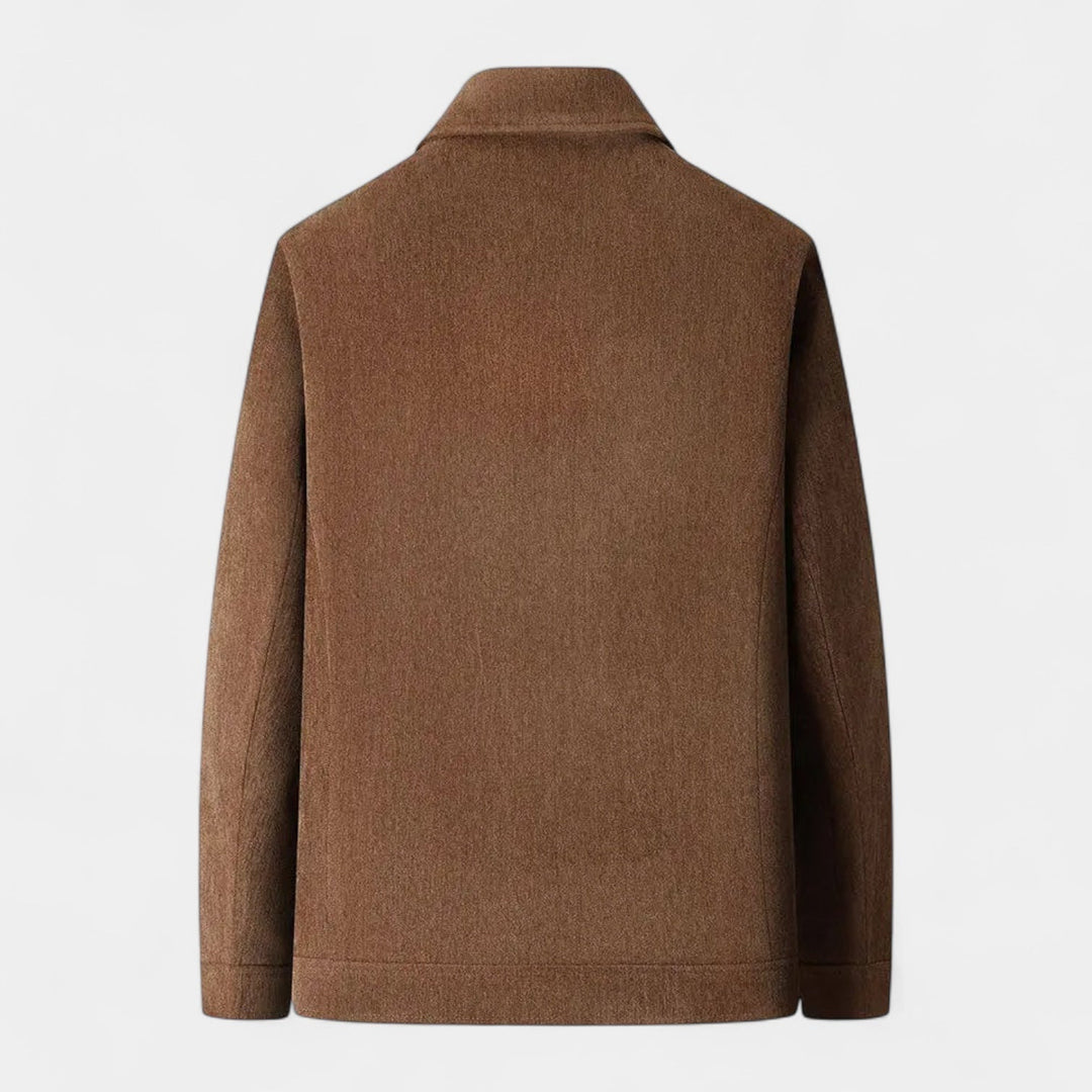 Trivaro | Men’s Textured Harrington Super Shirt