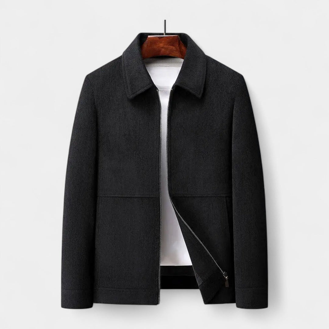 Trivaro | Men’s Textured Harrington Super Shirt