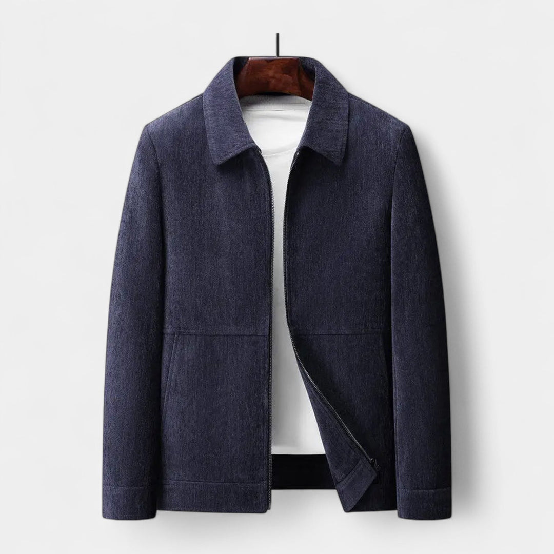 Trivaro | Men’s Textured Harrington Super Shirt