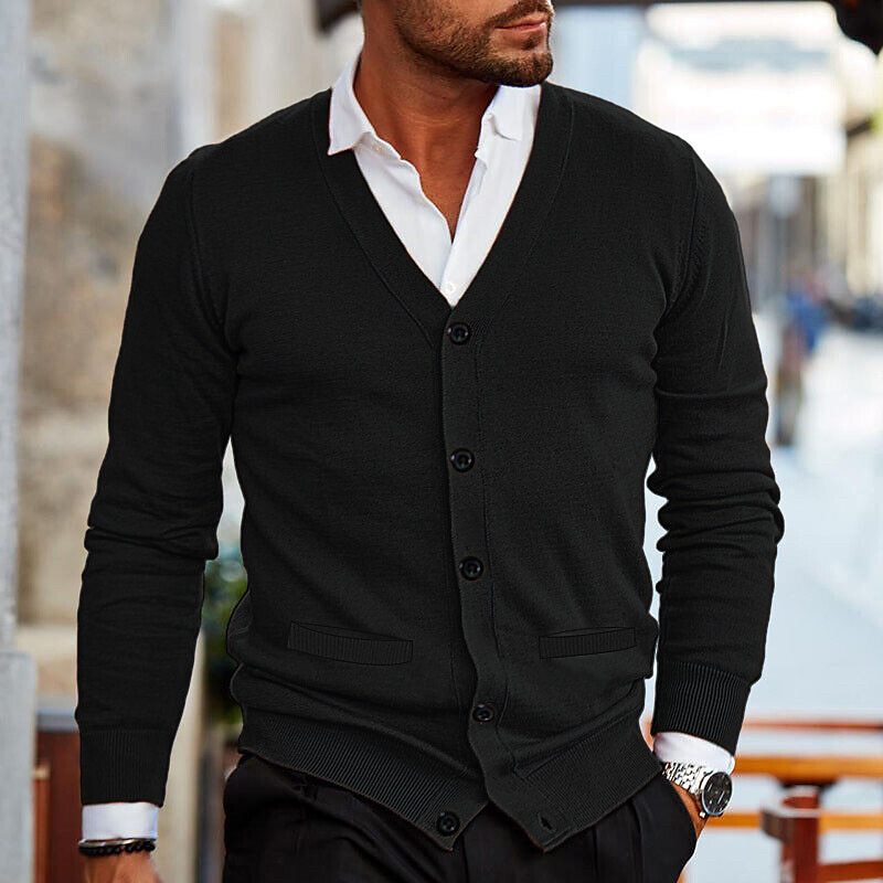 Stefan | Men’s Casual Knit Cardigan