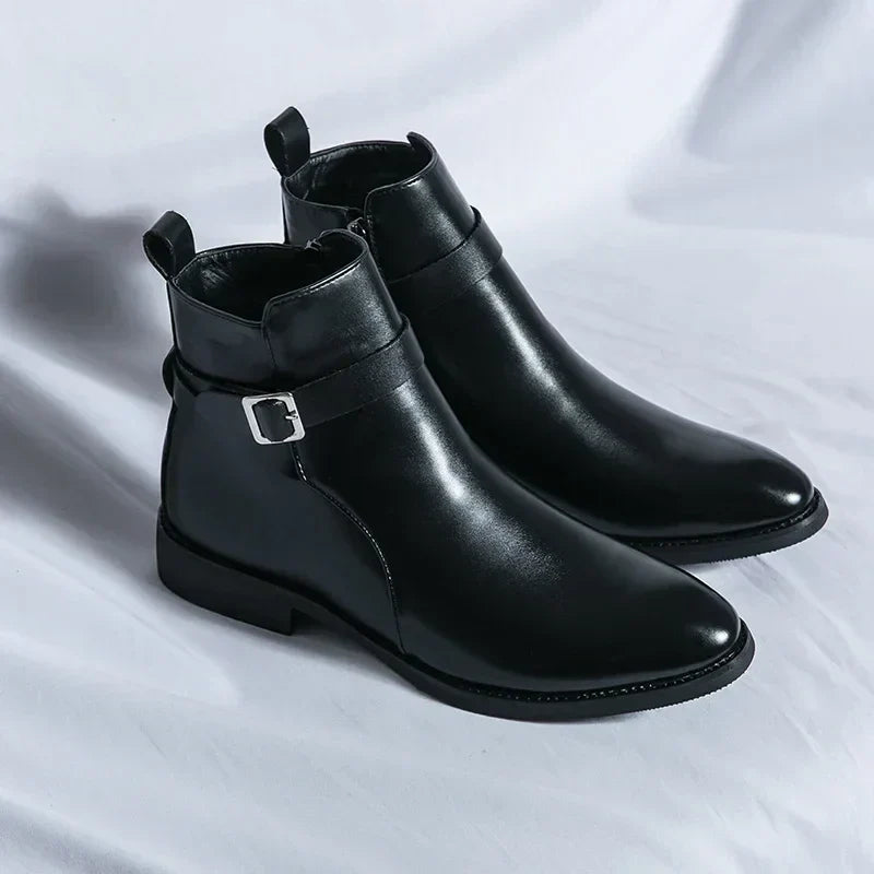 Flint | Men’s Chelsea Boots with Side Zipper