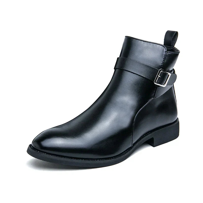 Flint | Men’s Chelsea Boots with Side Zipper