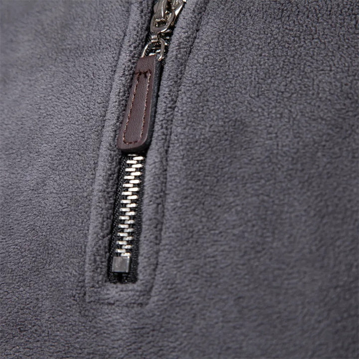 Alverto | Men’s Half-Zip Sweater for Cozy Autumn Wear