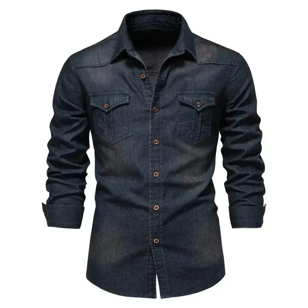 Neon | Men’s Long Sleeve Denim Shirt