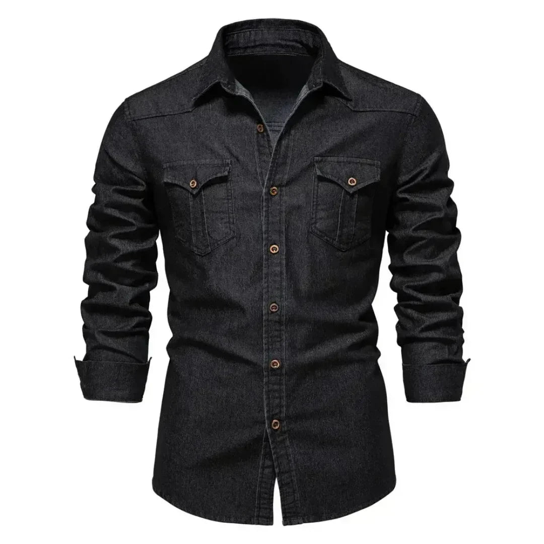 Neon | Men’s Long Sleeve Denim Shirt