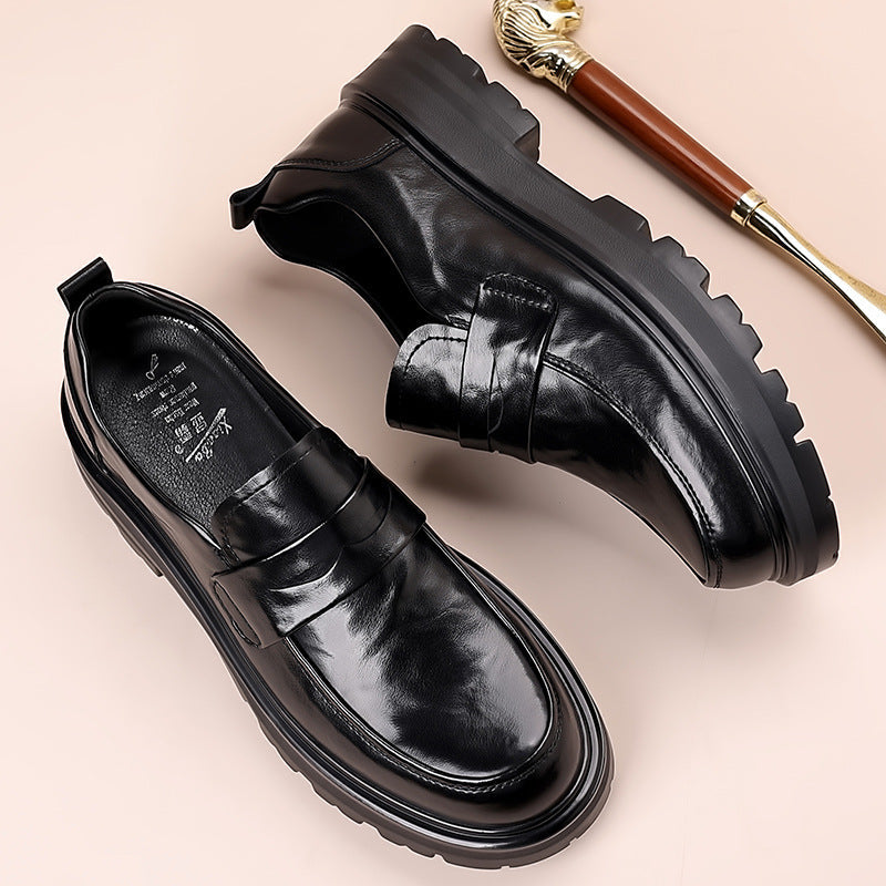 Lucientino | Men’s Leather Slip-On Loafers