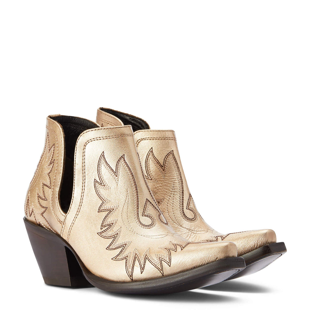 Miranie | Women’s Retro Pointed Toe Western Ankle Boots