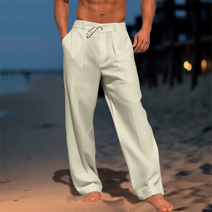 Brianie | Men’s Relaxed Fit Linen Trousers