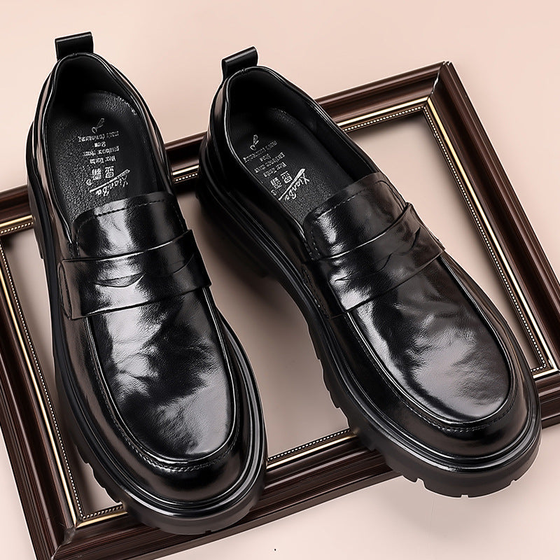 Lucientino | Men’s Leather Slip-On Loafers
