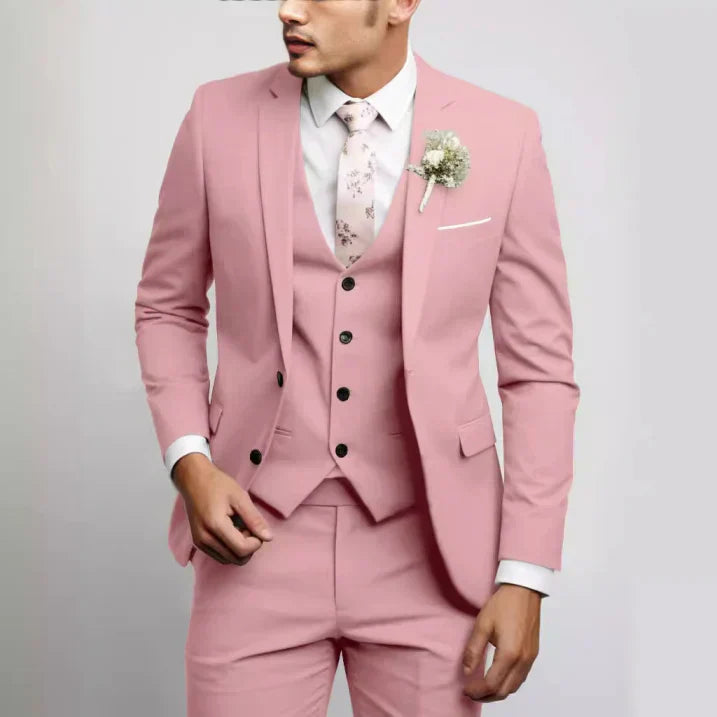 Heero | Slim Fit 3-Piece Wedding Guest Suit