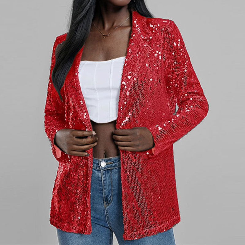 Francine | Women’s Tailored Sequin Blazer