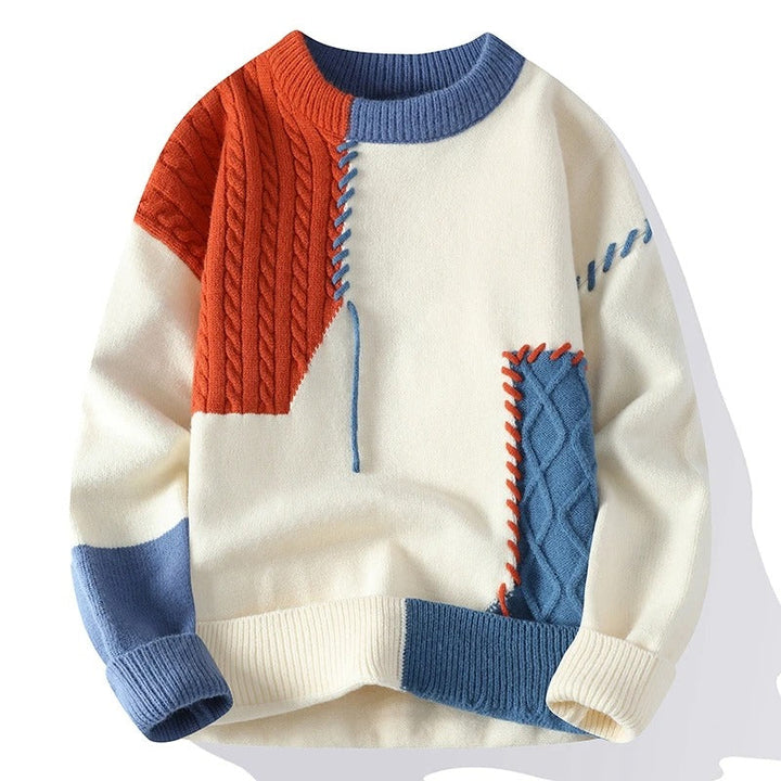 Patrick | Men’s Patchwork Sweater