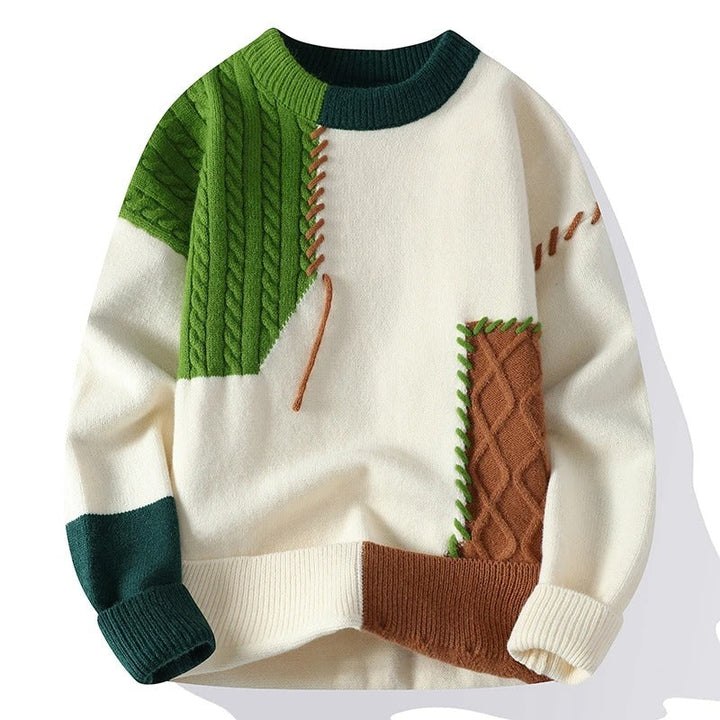 Patrick | Men’s Patchwork Sweater