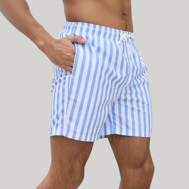 Paul | Coastal Breeze Striped Shorts