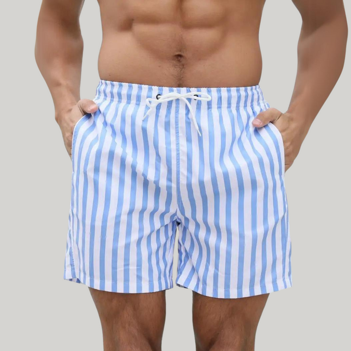 Paul | Coastal Breeze Striped Shorts