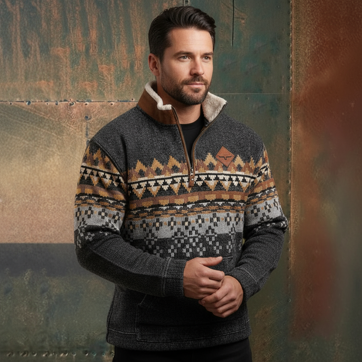 Peter | Men’s Western-Inspired Sweater