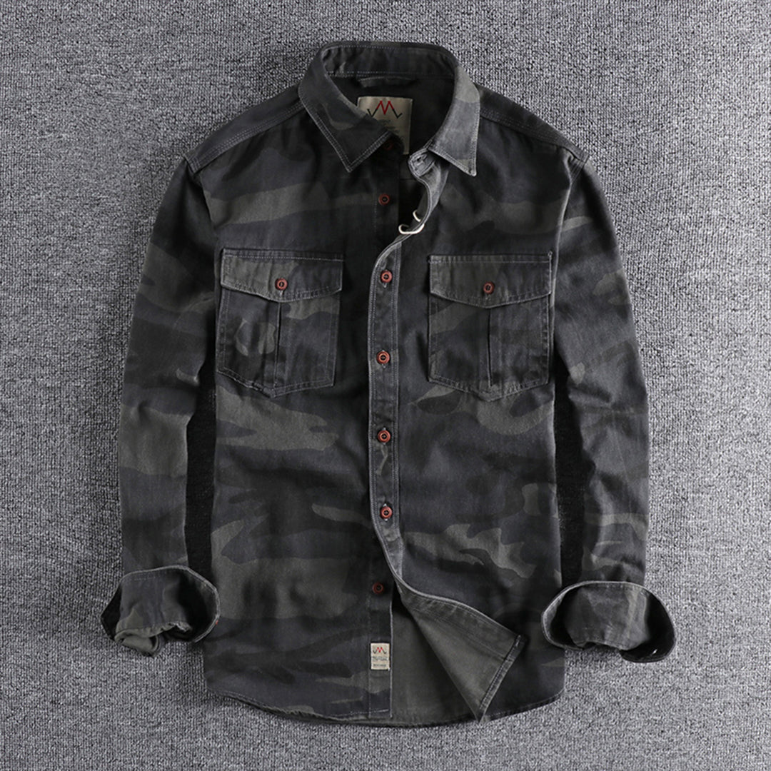 Jaden | Men’s Long Sleeve Cotton Shirt