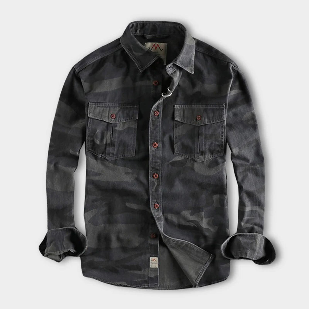 Jaden | Men’s Long Sleeve Cotton Shirt