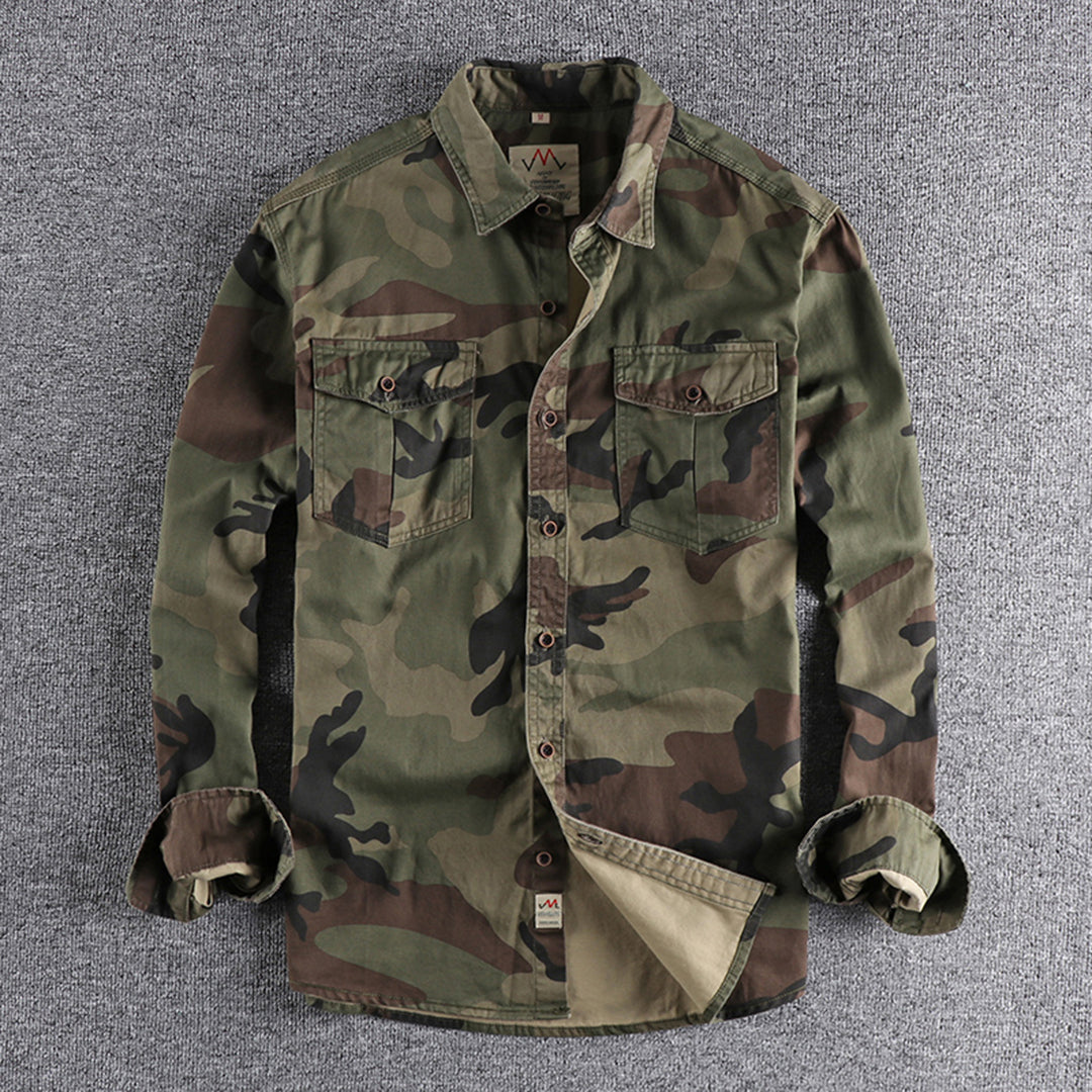 Jaden | Men’s Long Sleeve Cotton Shirt